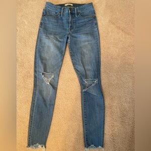 Madewell 9 inch High Rise Skinny Jeans